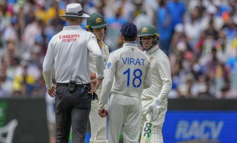 ICC fines Virat Kohli over on field clash with Sam Konstas