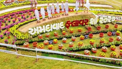 Ahmedabad Flower Show was well attended, many people visited Uttarayan