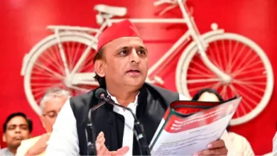 Akhilesh Yadav speaking about minority rights