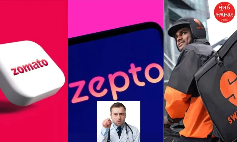 Food delivery in 10 minutes is playing with people's lives, doctors slam Zomato, Swiggy and Zepto