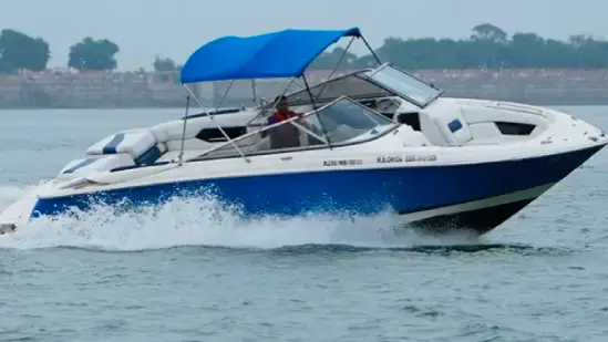 E-speed boat launch in Mumbai sea February 2024