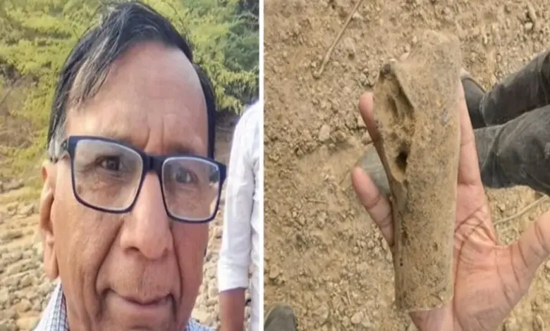 Very old fossils of monkeys found in the area around the Tappar dam site near Anjar