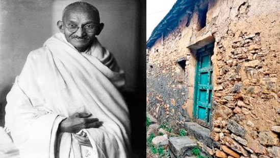 Gandhiji's maternal house in ruins highlighting heritage neglect