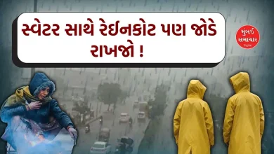 Ahmedabad's weather has changed: Light rain in east Ahmedabad