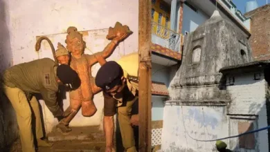 Ancient Hanuman-Shiva temple discovered in Sambhal