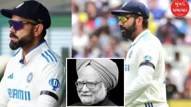 Indian cricket team wearing black armbands to honor PM Manmohan Singh