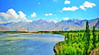 Indus River on the banks of which Indian civilization was born