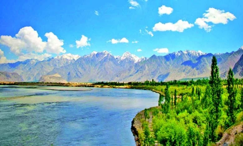 Indus River on the banks of which Indian civilization was born