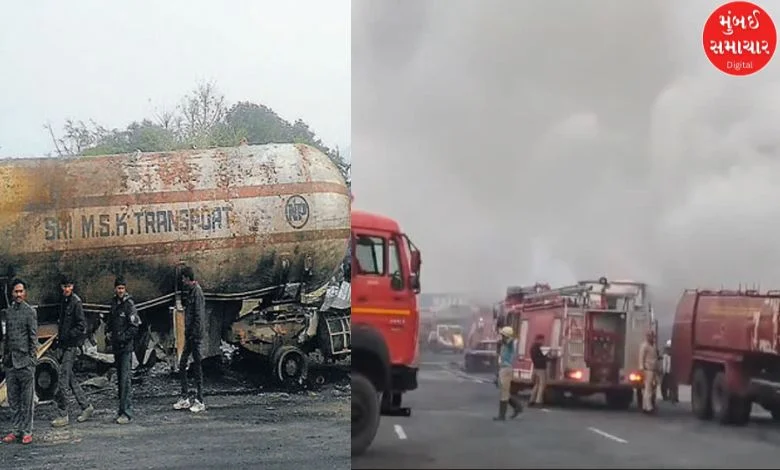 Jaipur Tanker Blast: Four dead, 40 vehicles burnt to ashes in Jaipur-Ajmer highway accident