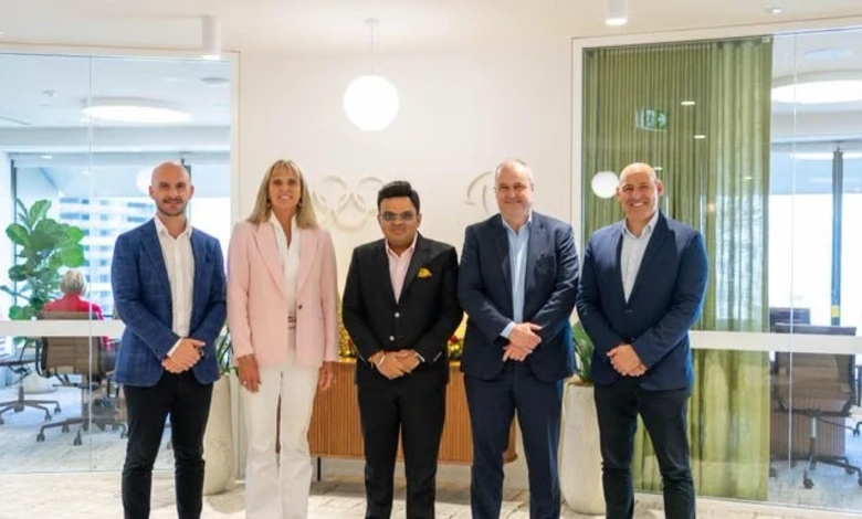 New ICC President Jay Shah meets top officials of Brisbane Olympics