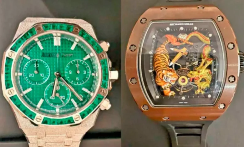 Luxury watches worth Rs 13 crore seized at Ahmedabad airport