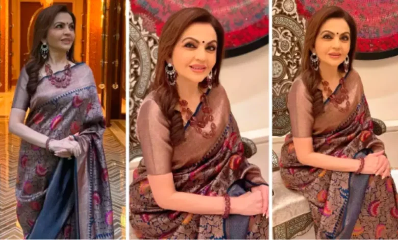 Nita Ambani's stunning saree collection on World Saree Day 2024