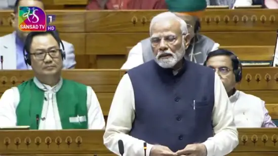 Prime Minister Modi address Lok Sabha