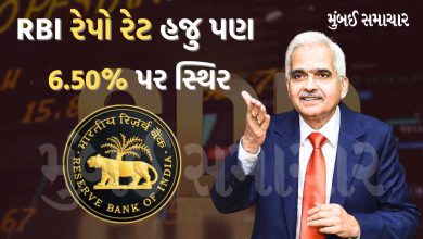 RBI announces unchanged repo rate at 6.5%