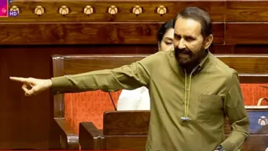 Shaktisinh Gohil speaking in the Rajya Sabha