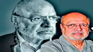 Shyam Benegal directing a film