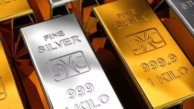 silver fell by Rs. 1495 and gold by Rs. 149.