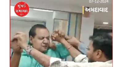 Fight between bank manager and customer in Vastrapur union bank