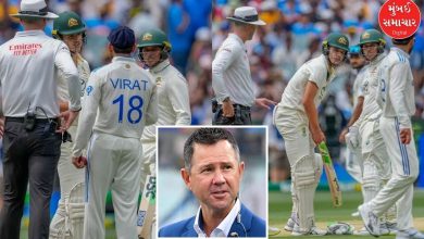 Virat Kohli and Sam Konstas face off during India vs Australia match