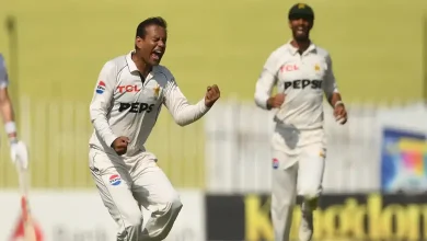 20 wickets fell on day one in Pakistan and West Indies test, Noman Ali, Hat trick