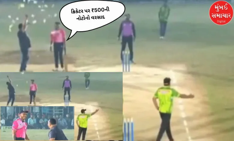 ₹500 notes rained down on a cricketer on the field, know how...