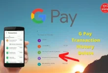 Delete Google Pay transaction history