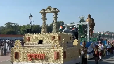 Gujarat tableau wins first place in popular choice in January 26th parade