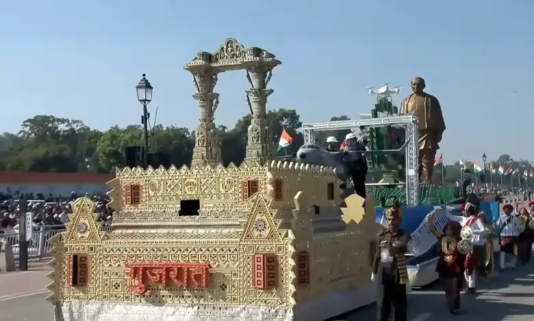 Gujarat tableau wins first place in popular choice in January 26th parade