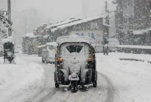 Heavy snowfall in Jammu and Kashmir