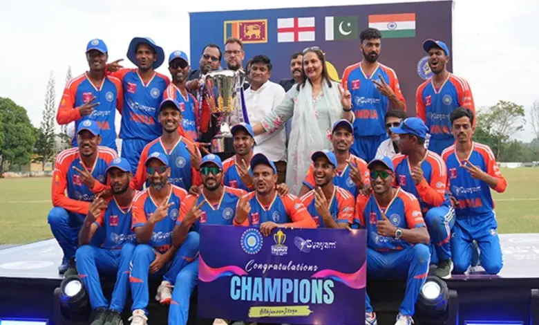 India is the champion in the Champions Trophy for the Disabled