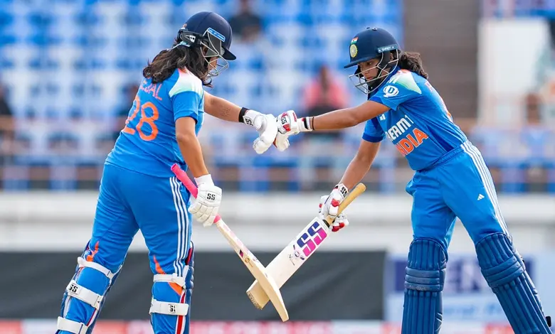 India women's team breaks own record in Rajkot