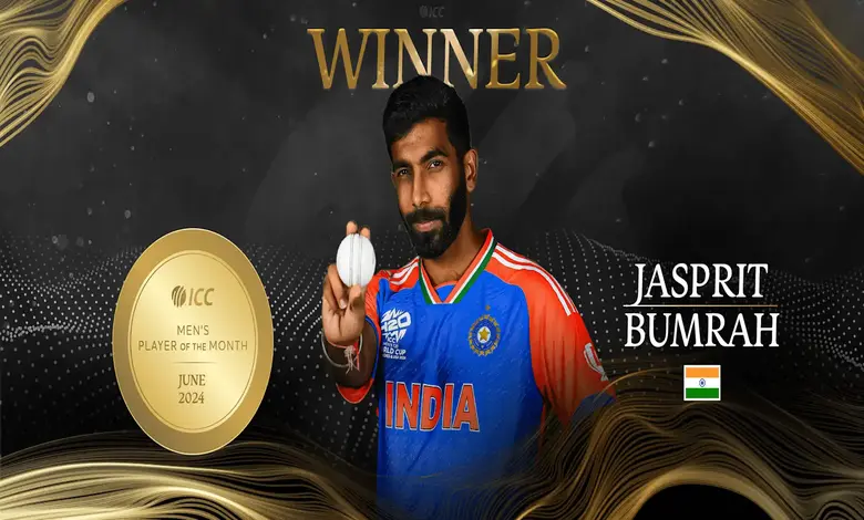 Jasprit Bumrah ICC Test Cricketer of the Year 2024