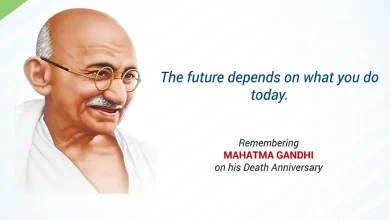 Mahatma Gandhi's 77th death anniversary;