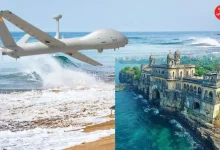 Navy's Drishti 10 drone crashes in Porbandar sea