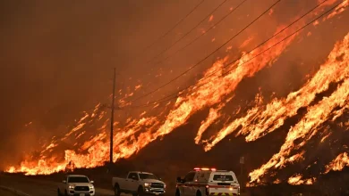 New fire breaks out near Los Angeles