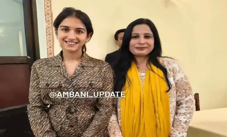 Radhika Merchant Jaipur visit viral video