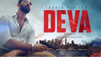 Shahid Kapoor's 'Deva' film poster released