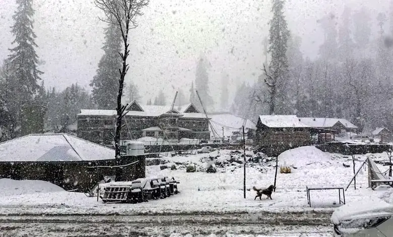 Snowfall in higher areas of Himachal Pradesh