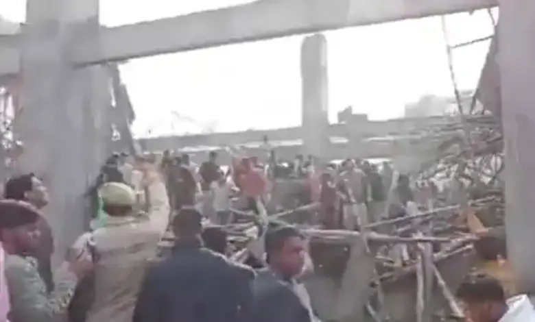 UP Kannauj Part under construction railway station Collapses