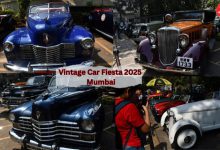 Vintage Car Fiesta 2025 Classic Cars Shine at Mumbai WTC