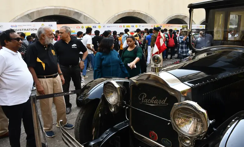 Vintage Car Fiesta 2025 Classic Cars Shine at Mumbai WTC