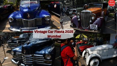 Vintage Car Fiesta 2025 Classic Cars Shine at Mumbai WTC