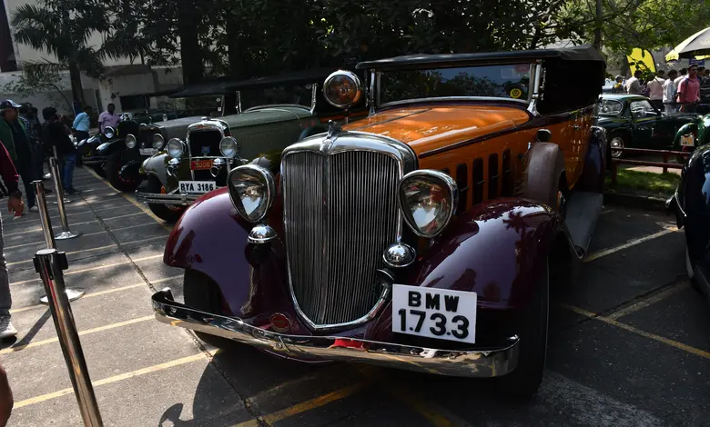 Vintage Car Fiesta 2025 Classic Cars Shine at Mumbai WTC