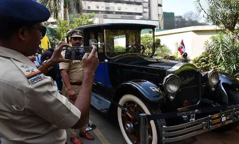 Vintage Car Fiesta 2025 Classic Cars Shine at Mumbai WTC