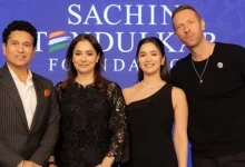 Chris Martin attended Sachin Tendulkar Foundation party, praised the work