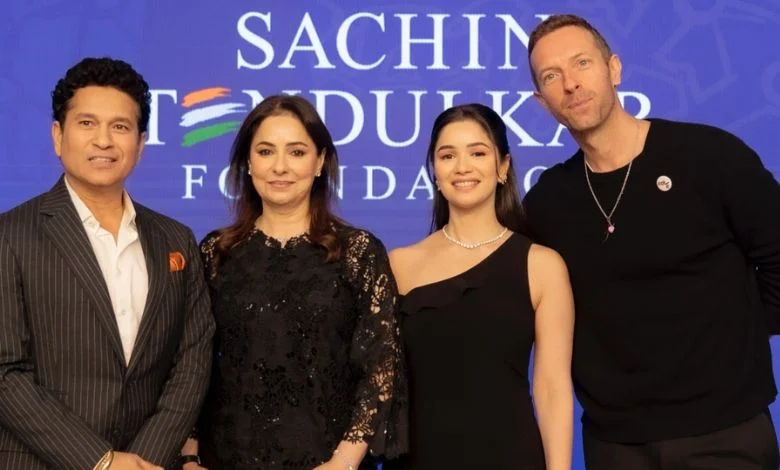 Chris Martin attended Sachin Tendulkar Foundation party, praised the work