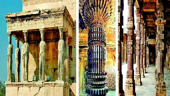 A variety of architectural pillars showcasing their versatility in design.