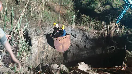 Rescue operation at Assam coal mine after flooding trapped nine labourers