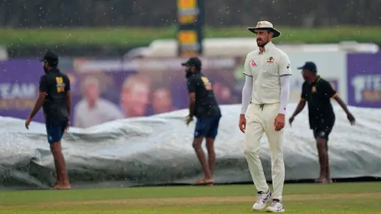 rain spoils play   successful  australia sri lanka trial  astatine  galle