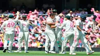 Australia Cricket Team Celebrating Victory